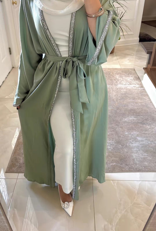 Sea Mint Abaya